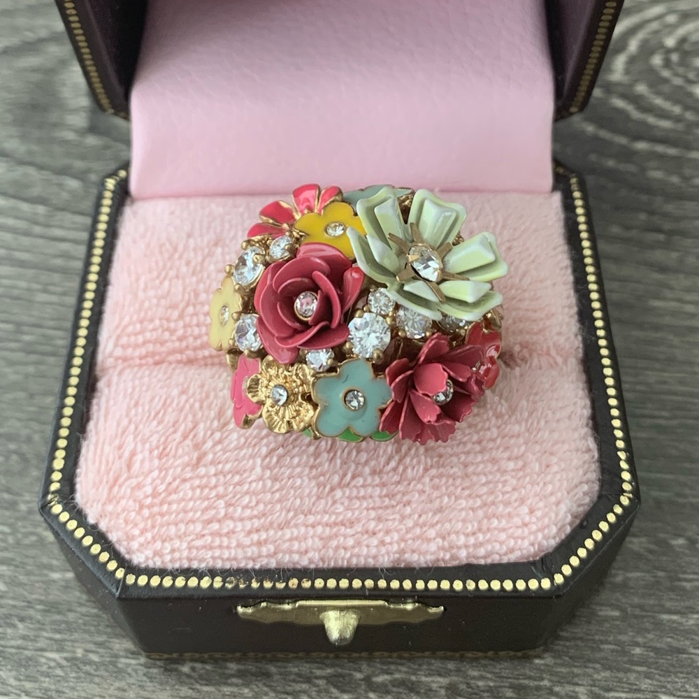 Juicy Couture Multicolor Floral Ring